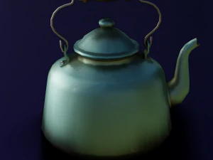 KETTLE LOW POLY GAMEREADY 3D Model