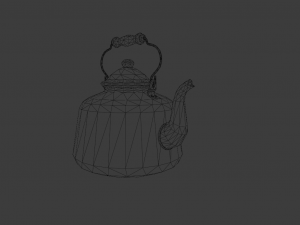 KETTLE LOW POLY GAMEREADY 3Dモデル