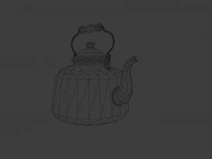 KETTLE LOW POLY GAMEREADY 3D Model