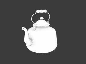 KETTLE LOW POLY GAMEREADY 3Dモデル