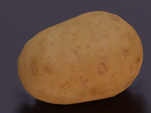 POTATO LOW POLY GAMEREADY Modelo 3D
