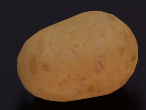 POTATO LOW POLY GAMEREADY Modelo 3D