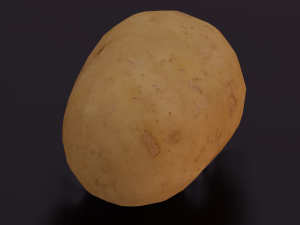 POTATO LOW POLY GAMEREADY Modelo 3D