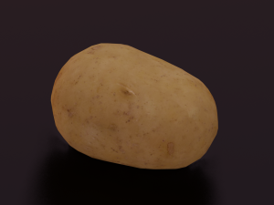POTATO LOW POLY GAMEREADY Modelo 3D