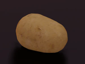 POTATO LOW POLY GAMEREADY 3D Model
