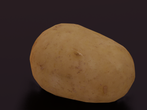 POTATO LOW POLY GAMEREADY Modelo 3D
