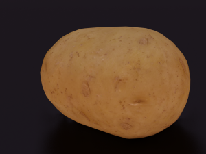 POTATO LOW POLY GAMEREADY Modelo 3D