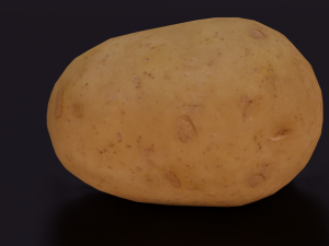 POTATO LOW POLY GAMEREADY Modelo 3D