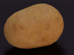 POTATO LOW POLY GAMEREADY Modelo 3D