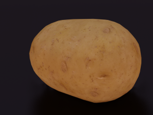 POTATO LOW POLY GAMEREADY Modelo 3D