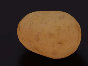 POTATO LOW POLY GAMEREADY 3D Model
