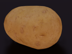 POTATO LOW POLY GAMEREADY Modelo 3D