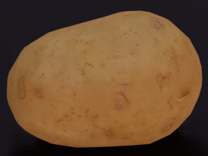 POTATO LOW POLY GAMEREADY 3D Model