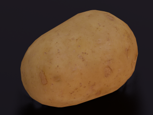 POTATO LOW POLY GAMEREADY Modelo 3D