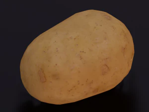 POTATO LOW POLY GAMEREADY 3D Model