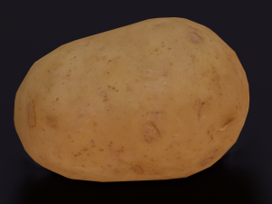POTATO LOW POLY GAMEREADY Modelo 3D
