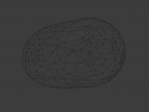 POTATO LOW POLY GAMEREADY Modelo 3D