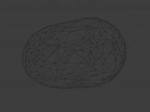 POTATO LOW POLY GAMEREADY 3D Model