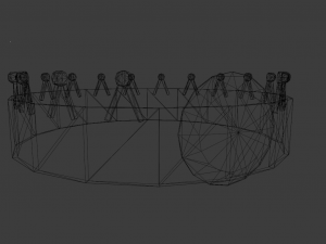 CROWN LOW POLY GAME READY Modelo 3D