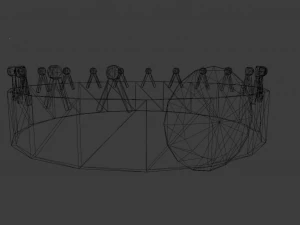 CROWN LOW POLY GAME READY 3D Model