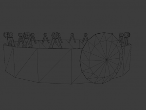 CROWN LOW POLY GAME READY Modelo 3D