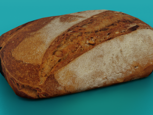 BREAD LOW POLY GAMEREADY 3D Model