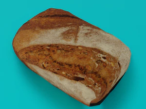 PAN LOW POLI LISTO PARA EL JUEGO Modelo 3D