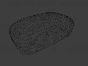 PAN LOW POLI LISTO PARA EL JUEGO Modelo 3D