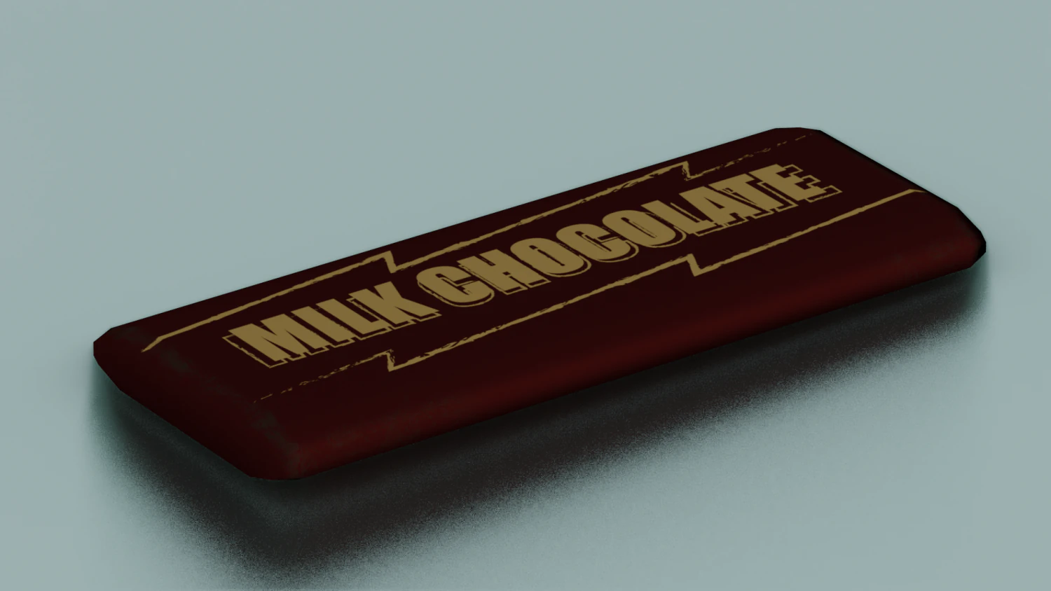 BARRA DE CHOCOLATE LOW POLY GAMEREADY Modelo 3D .c4d .max .obj .3ds .fbx .stl .blend