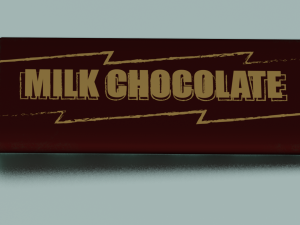 CHOCOLATE BAR LOW POLY GAMEREADY Modelo 3D