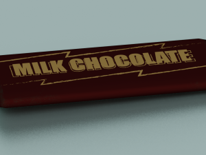 CHOCOLATE BAR LOW POLY GAMEREADY Modelo 3D