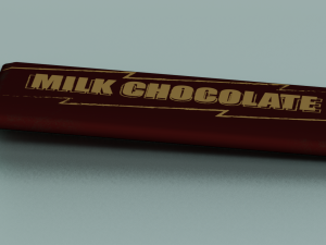 CHOCOLATE BAR LOW POLY GAMEREADY Modelo 3D