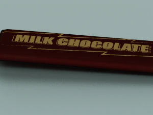 BARRA DE CHOCOLATE LOW POLY GAMEREADY Modelo 3D