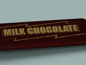BARRA DE CHOCOLATE LOW POLY GAMEREADY Modelo 3D