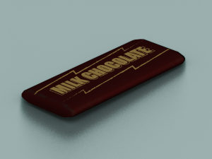 CHOCOLATE BAR LOW POLY GAMEREADY Modelo 3D
