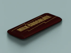 BARRA DE CHOCOLATE LOW POLY GAMEREADY Modelo 3D