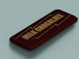 CHOCOLATE BAR LOW POLY GAMEREADY Modelo 3D