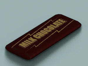 BARRA DE CHOCOLATE LOW POLY GAMEREADY Modelo 3D