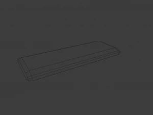 BARRA DE CHOCOLATE LOW POLY GAMEREADY Modelo 3D