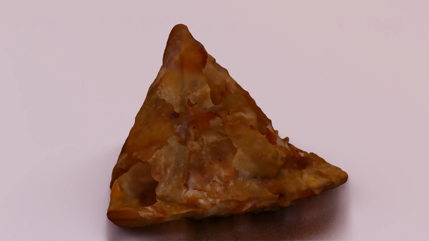 SAMOSA LOW POLY GAMEREADY 3D Model .c4d .max .obj .3ds .fbx .stl .blend 