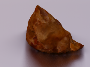 SAMOSA LOW POLY GAMEREADY Modelo 3D
