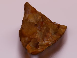 SAMOSA LOW POLY GAMEREADY Modelo 3D