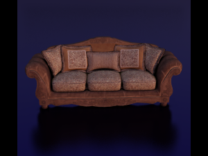 SOFA LOW POLY GAMEREADY 3D मॉडल