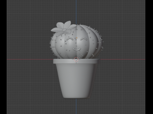 cute cactus 3D Model