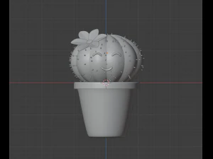 cute cactus 3D Model