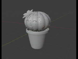 cute cactus 3D Model