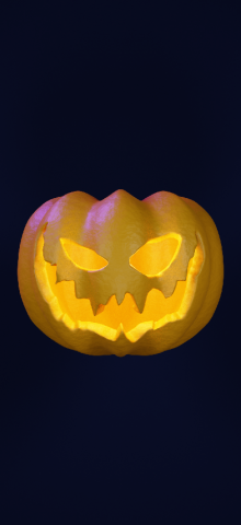 scary pumpkin 3D Модель .c4d .max .obj .3ds .fbx .stl .blend 