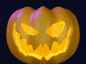 무서운 호박 3D 모델