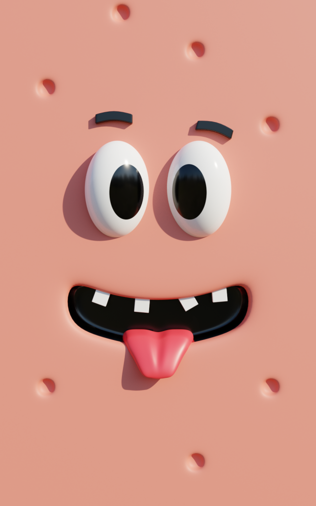 sponge Model 3D .c4d .max .obj .3ds .fbx .stl .blend 