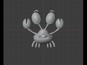 happy crab 3D Model